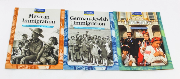 Lot of 3 National Geographic Children's Books: Ukraine, Jewish, Mexican