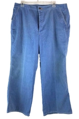 Vintage Sears Women's Mature Fit Blue Denim Jeans Size L Hemmed Pre-Owned