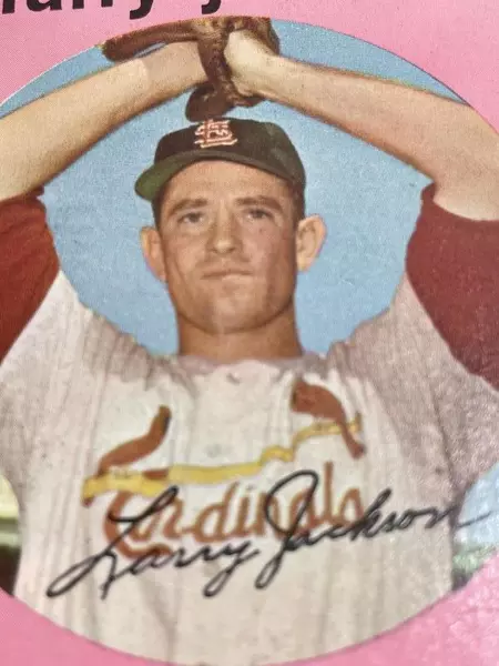 Vintage 1959 Larry Jackson St. Louis Cardinals Baseball Card #399 T.C.G.