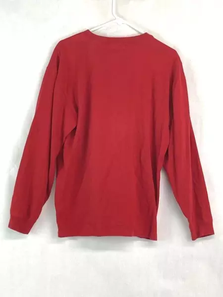 Jansport RPI Men's Medium Red Long Sleeve T-Shirt - Pre-Owned, Stain