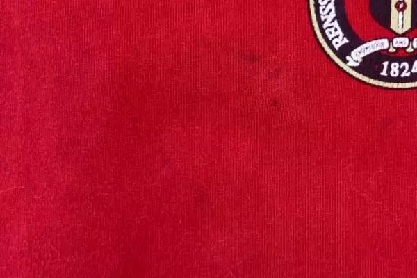 Jansport RPI Men's Medium Red Long Sleeve T-Shirt - Pre-Owned, Stain