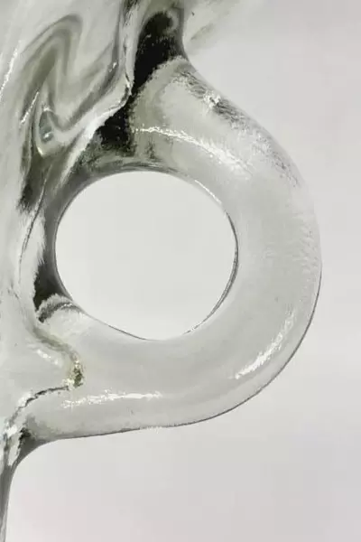 Vtg Anchor Hocking Glass Cruet Decanter for Oil/Vinegar - Pre-owned, Stains