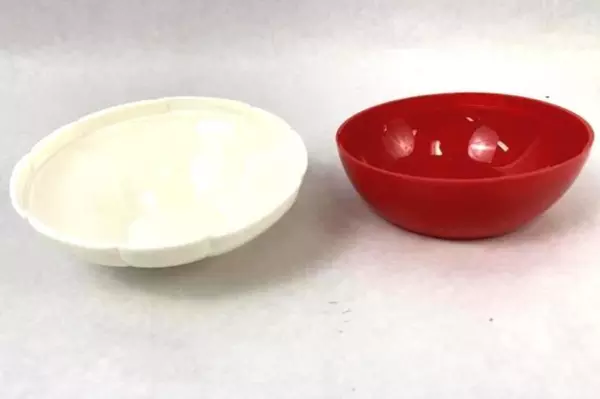 Lot of 4 Hutzler Plastic Food Containers Salsa Veggie Bowls - Good Condition