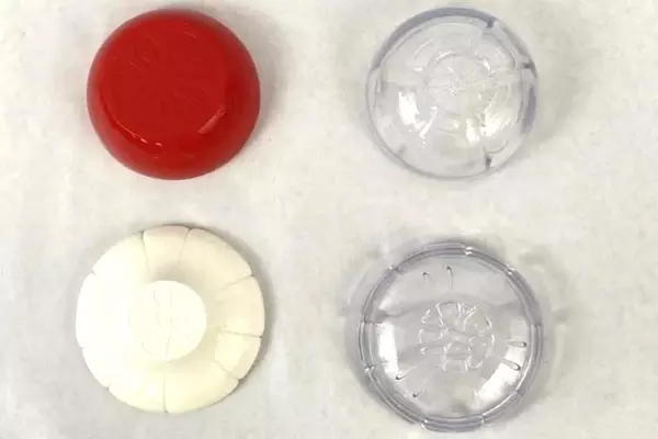 Lot of 4 Hutzler Plastic Food Containers Salsa Veggie Bowls - Good Condition