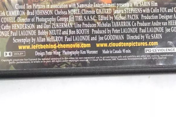 Left Behind DVD Special Edition Kirk Cameron 2000 Pre-Owned As Is