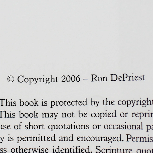 Overcoming Betrayal by Ron DePriest 2006 Paperback Inspirational Book