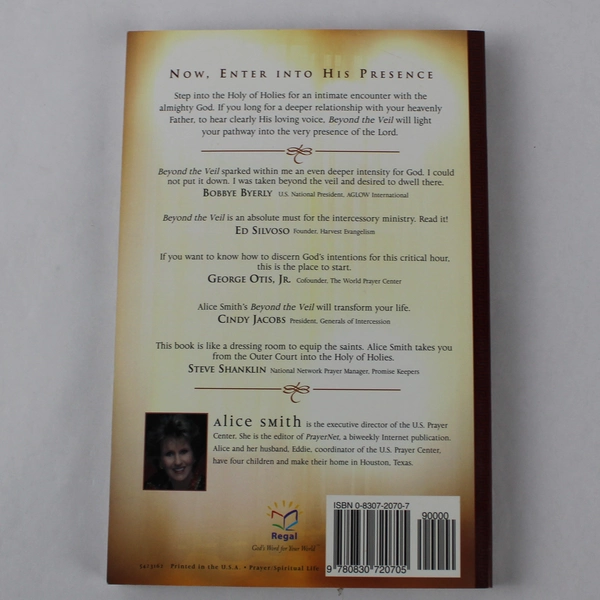 Beyond the Veil by Alice Smith 1997 Paperback Prayer Book - Good Condition