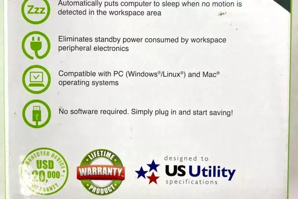 Trickle Star 7 Outlet Power Strip TS1110 - Energy Saving, Sealed in Box