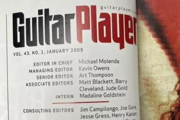 Guitar Player Magazine January 2009 David Gilmour Cover Bob Weir Nico Vega