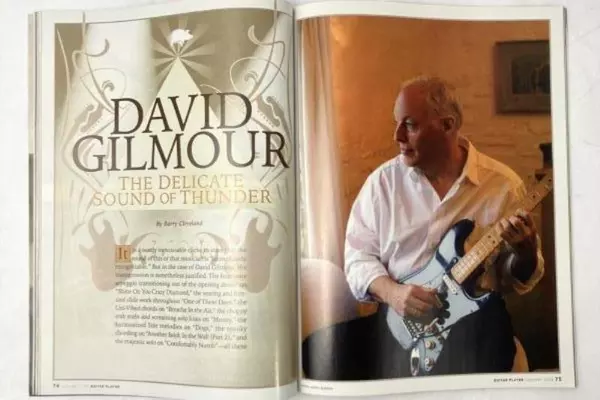 Guitar Player Magazine January 2009 David Gilmour Cover Bob Weir Nico Vega