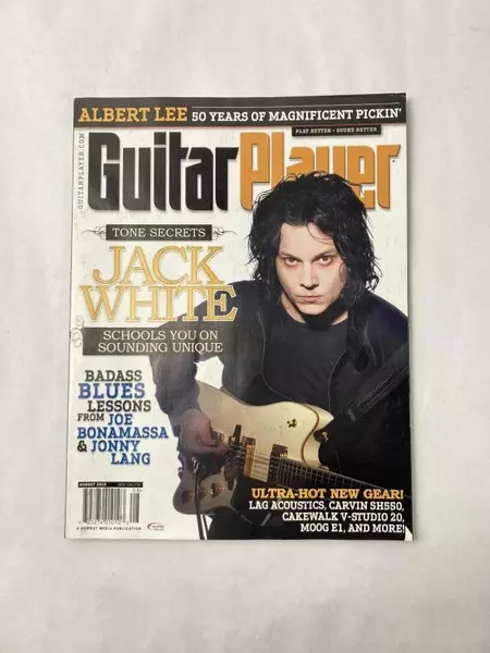 Guitar Player Magazine Aug 2010 Jack White Blues Lessons Good Condition