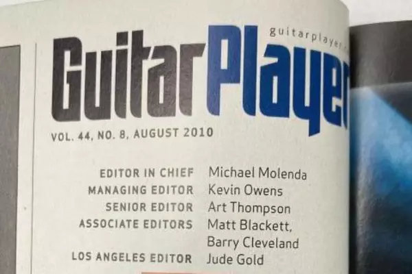 Guitar Player Magazine Aug 2010 Jack White Blues Lessons Good Condition