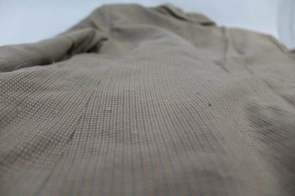 Nordstrom Lady Claridge Women's Blazer Size S Pure Wool Beige Gray Pre-Owned