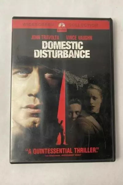 Domestic Disturbance DVD John Travolta Vince Vaughn 2001 Good Condition