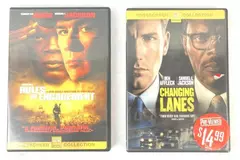 Lot of 2 Samuel L. Jackson DVDs: Rules of Engagement & Changing Lanes
