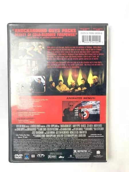 Knockaround Guys DVD Vin Diesel Barry Pepper Seth Green Pre-Owned As-Is
