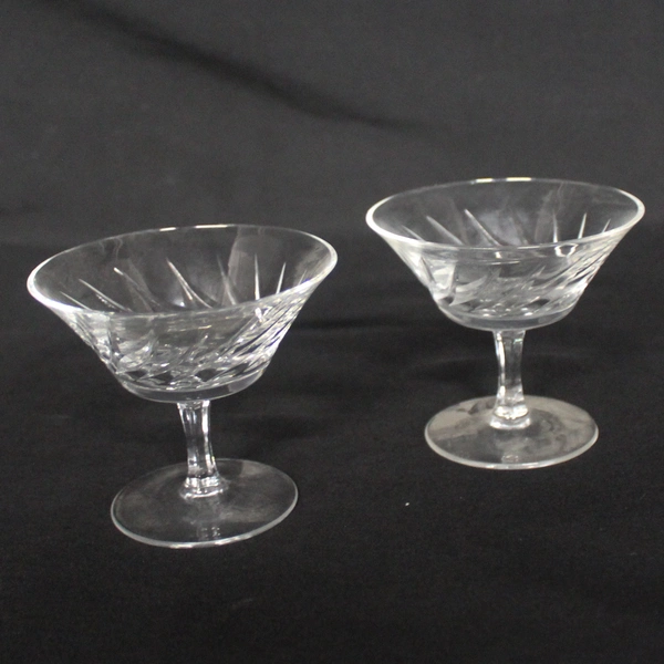 Lot of 4 Cristal d'Arques Durand Crystal Glasses - Cordial, Juice, Cocktail