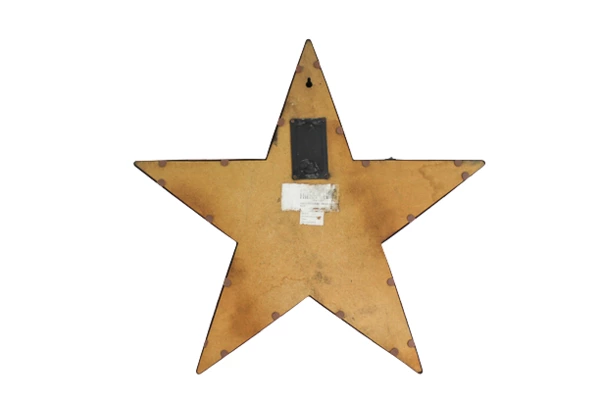 Patriotic Metal Star Wall Hanging USA Stars & Stripes 17" Vintage Decor