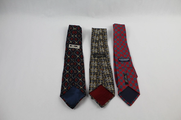 Lot of 3 Men's Silk Ties by Arrow Co, J.T. Beckett Kuppenheimer 60"