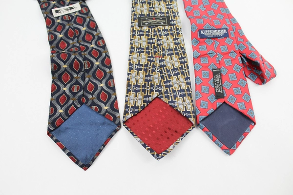 Lot of 3 Men's Silk Ties by Arrow Co, J.T. Beckett Kuppenheimer 60"