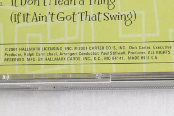 Hallmark Get Ready To Swing Big Band Music CD 2001 Pre-Owned, As-Is