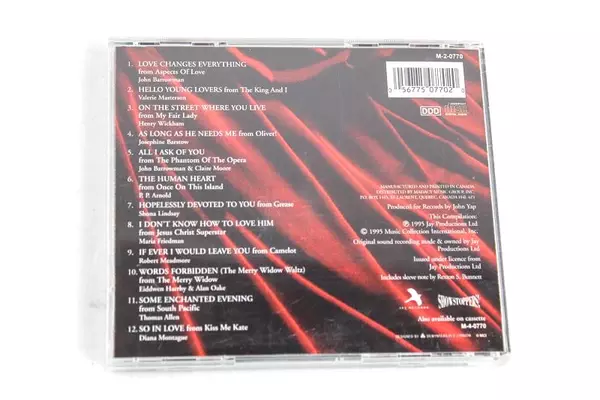 Greatest Love Songs from the Musicals CD - Pre-Owned, As-Is