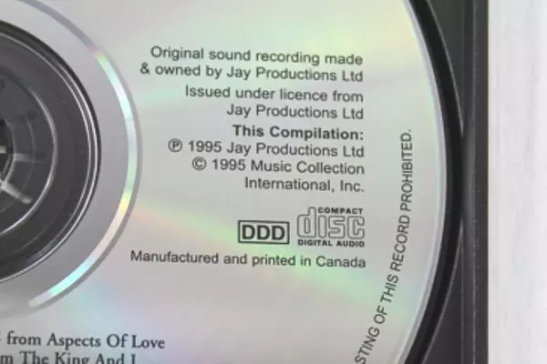 Greatest Love Songs from the Musicals CD - Pre-Owned, As-Is