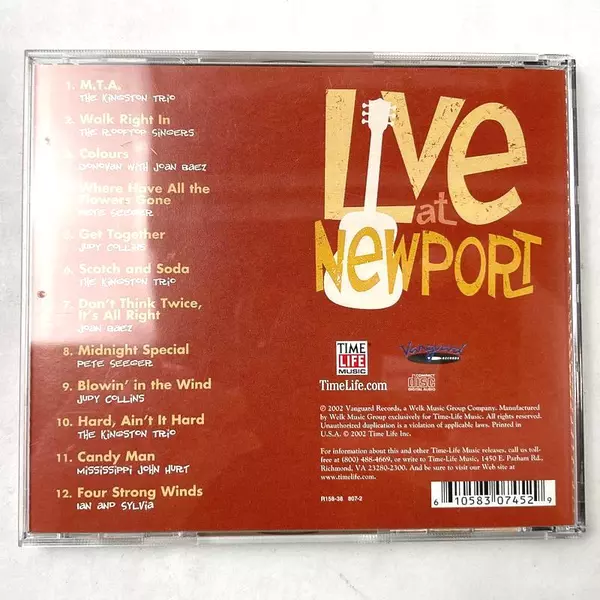 For The Love of Rock 'n' Roll: Live At Newport CD 2002 Vanguard R15838