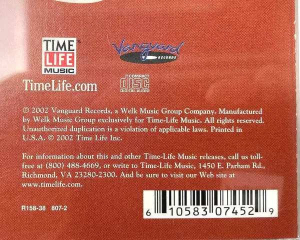 For The Love of Rock 'n' Roll: Live At Newport CD 2002 Vanguard R15838