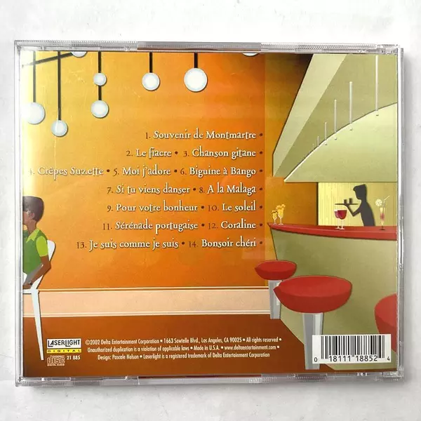 Cafe Paris City of Light's Melodies Audio CD 2002 Delta Entertainment