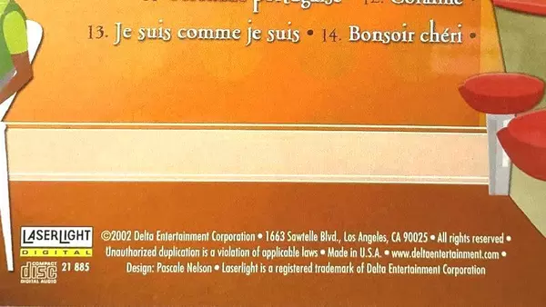 Cafe Paris City of Light's Melodies Audio CD 2002 Delta Entertainment