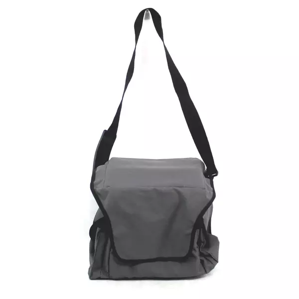 Large Gray Camera Bag with Pockets & Removable Strap Pre-Owned