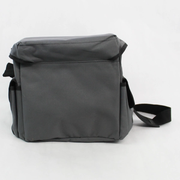 Large Gray Camera Bag with Pockets & Removable Strap Pre-Owned