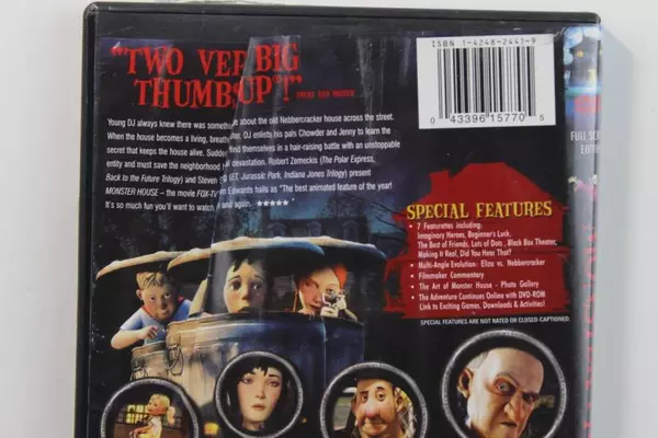 Monster House DVD 2006 PG Widescreen Columbia Pictures Pre-Owned - Damaged Case