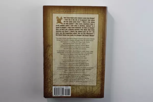 The Oregon Book Information A to Z by Connie Hopkins Battaile 1998, Good