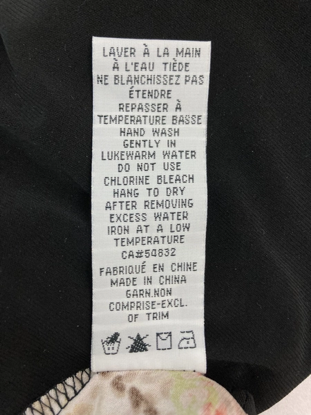 Dusak Design Women's Tunic Top L Multicolored Abstract 3/4 Sleeve Shirt