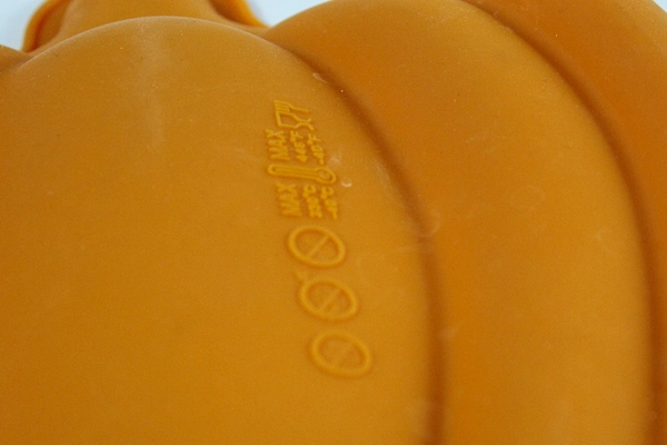 Lot of 2 Fall Silicone Molds - Pumpkin & Wheat Sprig Halloween Baking Tools