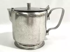 Vintage Halco 18-8 Stainless Steel Hot Water Tea Pot Creamer Server