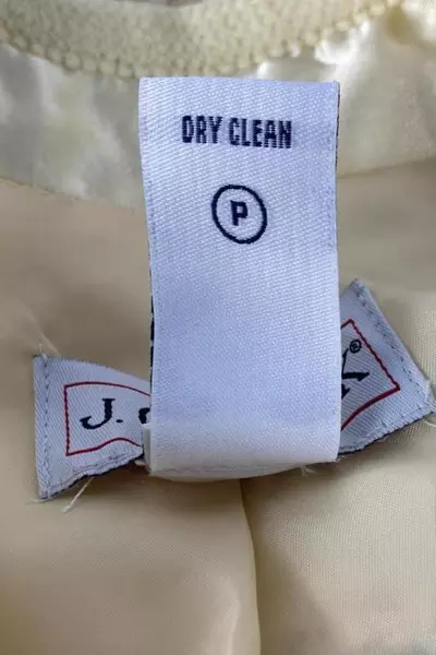 Vintage J.G. Hook Women's Blazer Size 16 Yellow Beige Snap Buttons Shoulder Pads