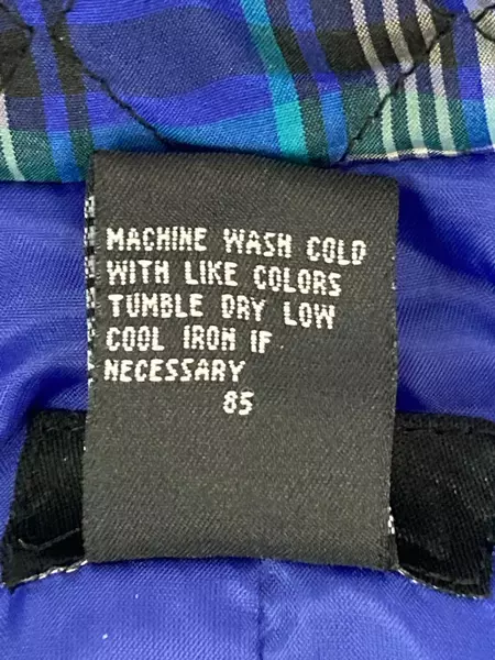 RQT Women's XL Purple Striped Argyle Quilted Button-Up Jacket - Pre-Owned