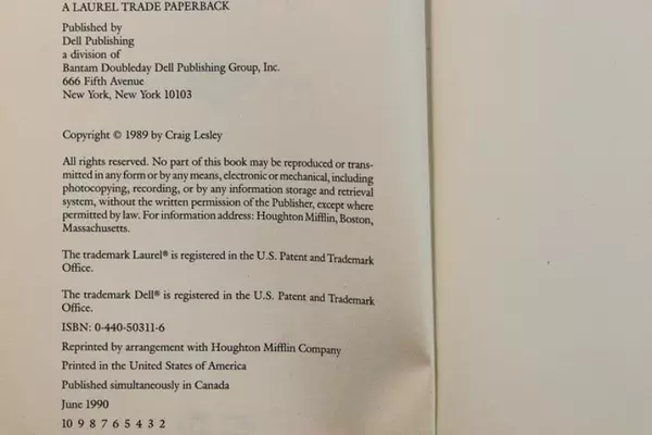 River Song by Craig Lesley 1989 Dell Paperback - Good Condition