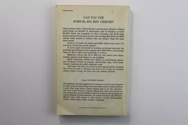 How to Make Money in Your Spare Time by Writing Writer's Digest Guide 1973