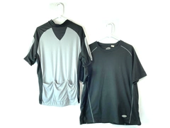 Performance Bike Co Men's Cycling Shirts Lot of 2 XL Black Gray Pre-Owned