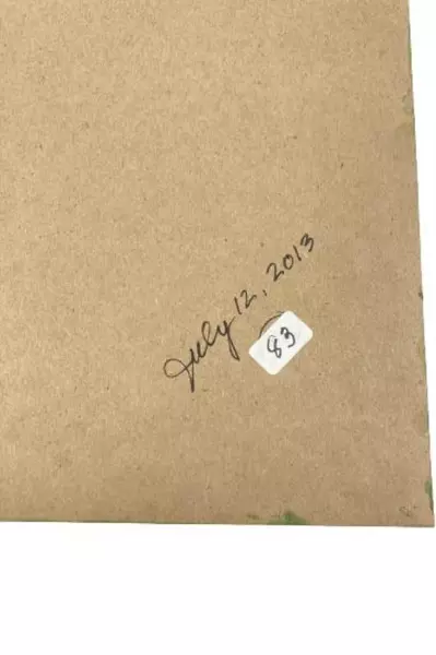 Hand Painted Art Judge Shades of Green July 2013 Portrait Handmade Artist  