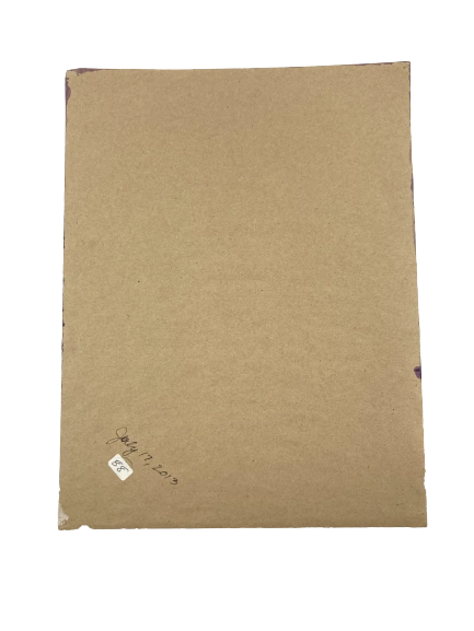 Hand Painted Watercolor Portrait of Doctor Shades of Purple July 2013