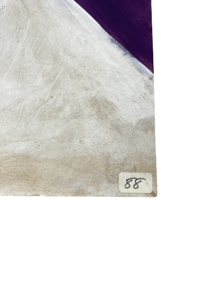 Hand Painted Watercolor Portrait of Doctor Shades of Purple July 2013