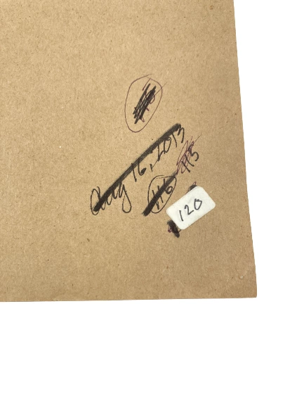 Hand-Painted Watercolor Portrait Art August 2013 Pre-Owned 12x9"