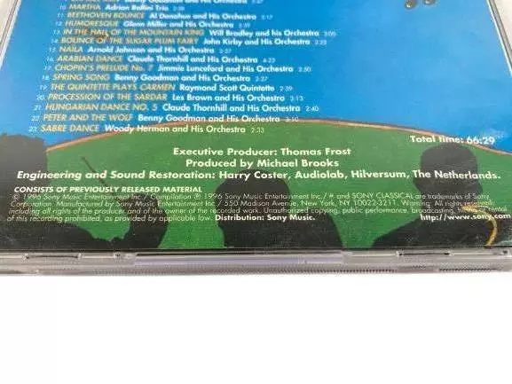 Beethoven Wrote It But It Swings CD 1996 Sony Classical SMK 62268 - Pre-Owned