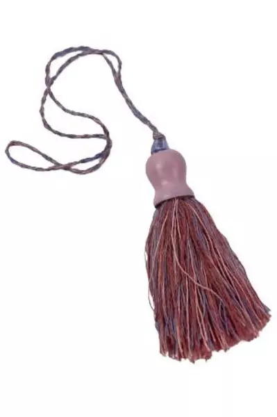 Lot of 4 Mary Rash Handmade Tassels - Pink Tan Purple Oregon Crafts