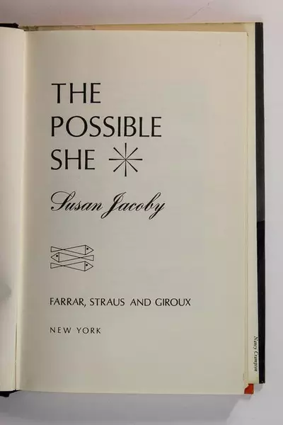 The Possible She by Susan Jacoby HC DJ First Edition 1979 - Pre-owned